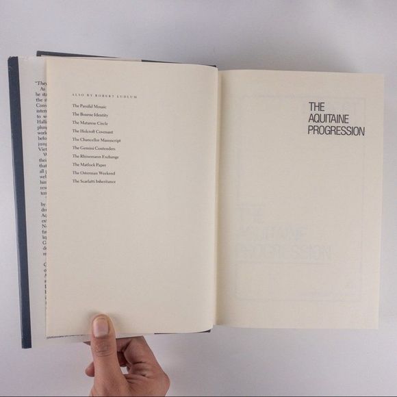 2/$50 - The Aquitaine Progression by Robert Ludlum - Picture 3 of 16